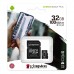 Kingston Micro SD kartica 32GB Klasa 10 sa NOOBS-om 3.3.1 za Rpi i SD adapterom  (Canvas Select Plus - SDCS2/32GB)