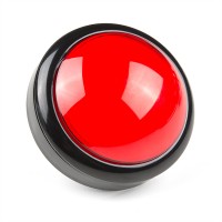 Big Dome Pushbutton - Red, COM-09181