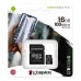 Kingston Micro SD kartica 16GB Klasa 10 sa NOOBS-om 3.3.1 za Rpi i SD adapterom  (Canvas Select Plus - SDCS2/16GB)