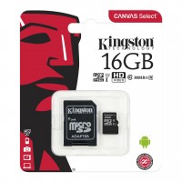 Kingston Micro SD flaš kartica 16GB Klasa 10 sa SD adapterom