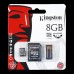 Kingstone prenosna fleš memorija od 8GB, sa USB adapterom (Kingstone Flash Memory - 8GB Mobility Pack, with USB Adapter), COM-11609