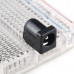 DC Barrel Jack Adapter - Breadboard Compatible, PRT-10811